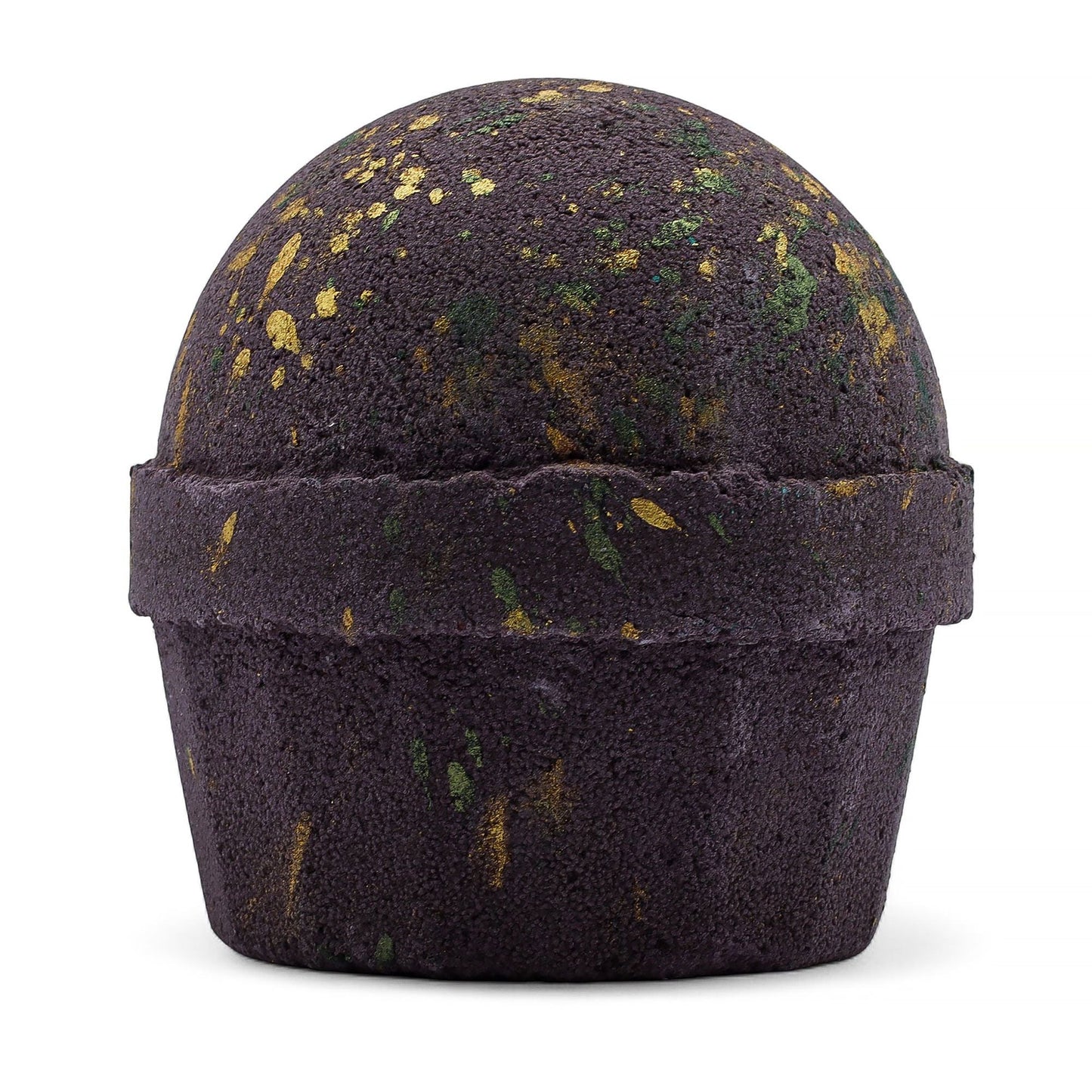 Dubai Bath Bomb Emerald Oudh Truffle with rich chocolate and oriental oud fragrance, handmade for a luxurious bathing experience