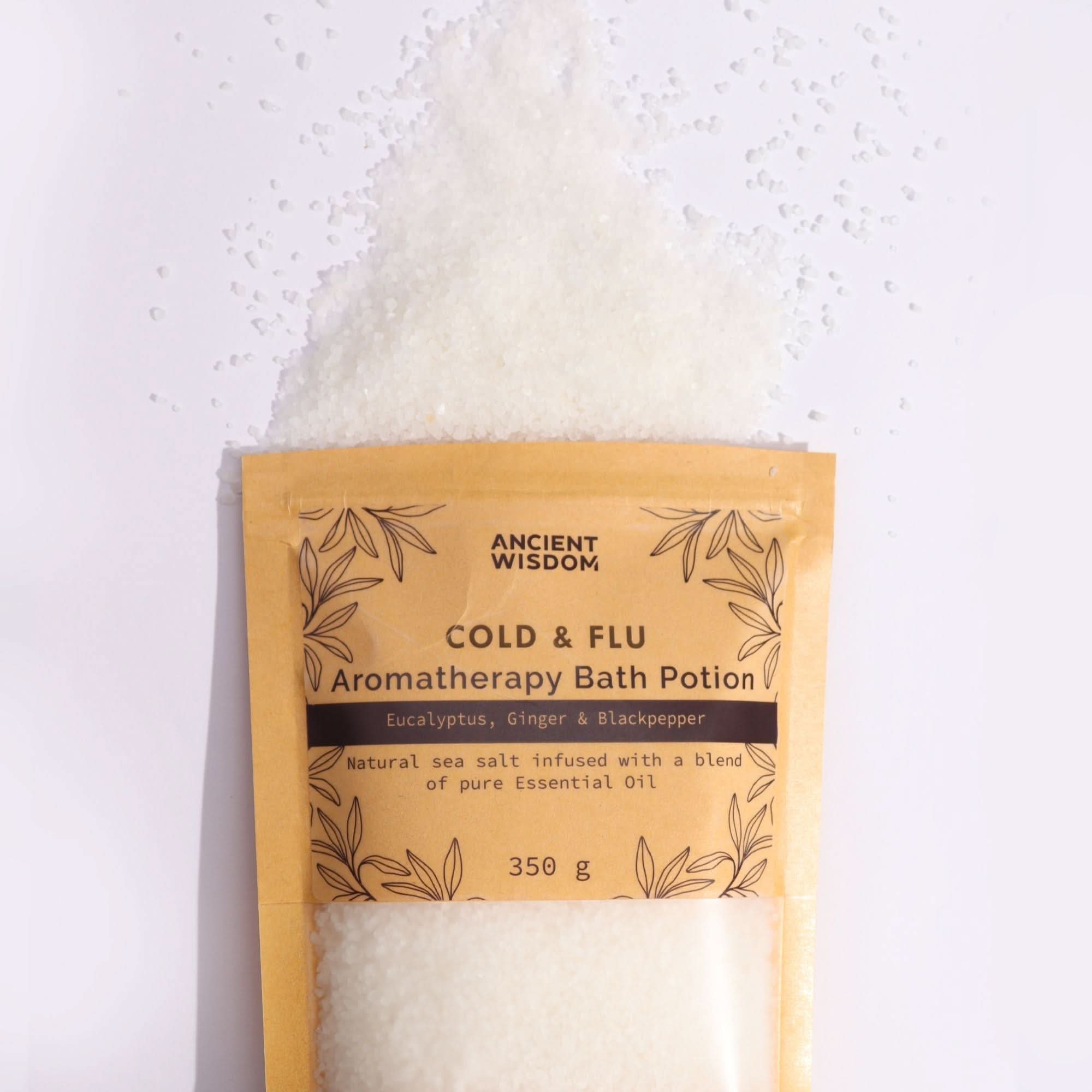 Aromatherapy Bath Potion Relaxing Bath Salts for Cold & Flu
