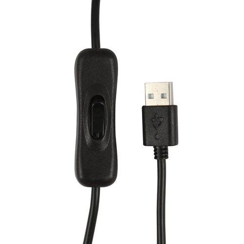 USB power cord and switch for Black Pentagram Aroma Lamp.