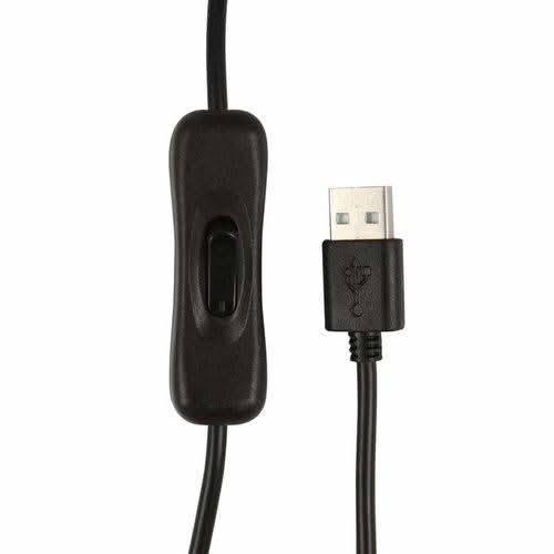 USB power cord and switch for Black Pentagram Aroma Lamp.
