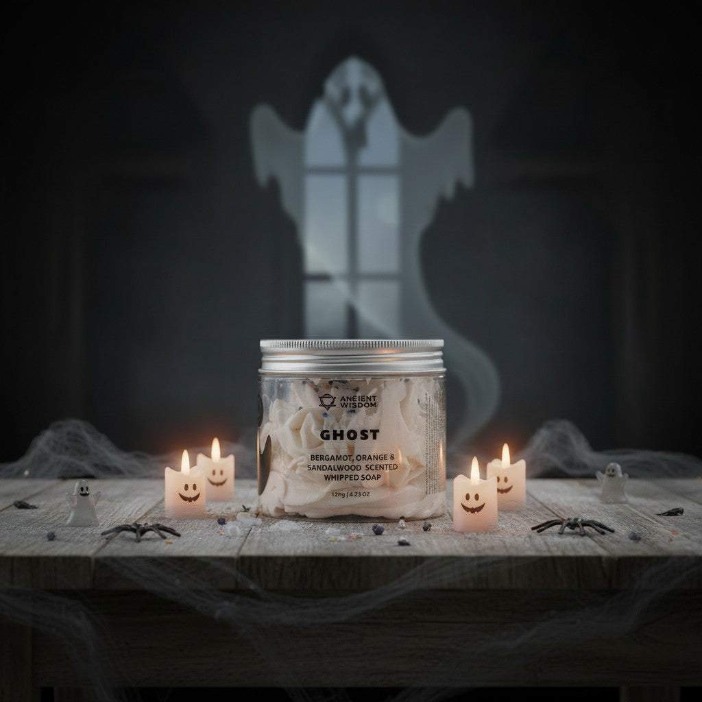 120g cruelty-free ghost whipped soap with airy mousse lather