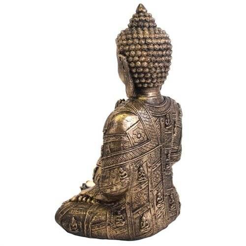 Large Buddha tealight holder, sturdy design, adds zen touch to home décor.