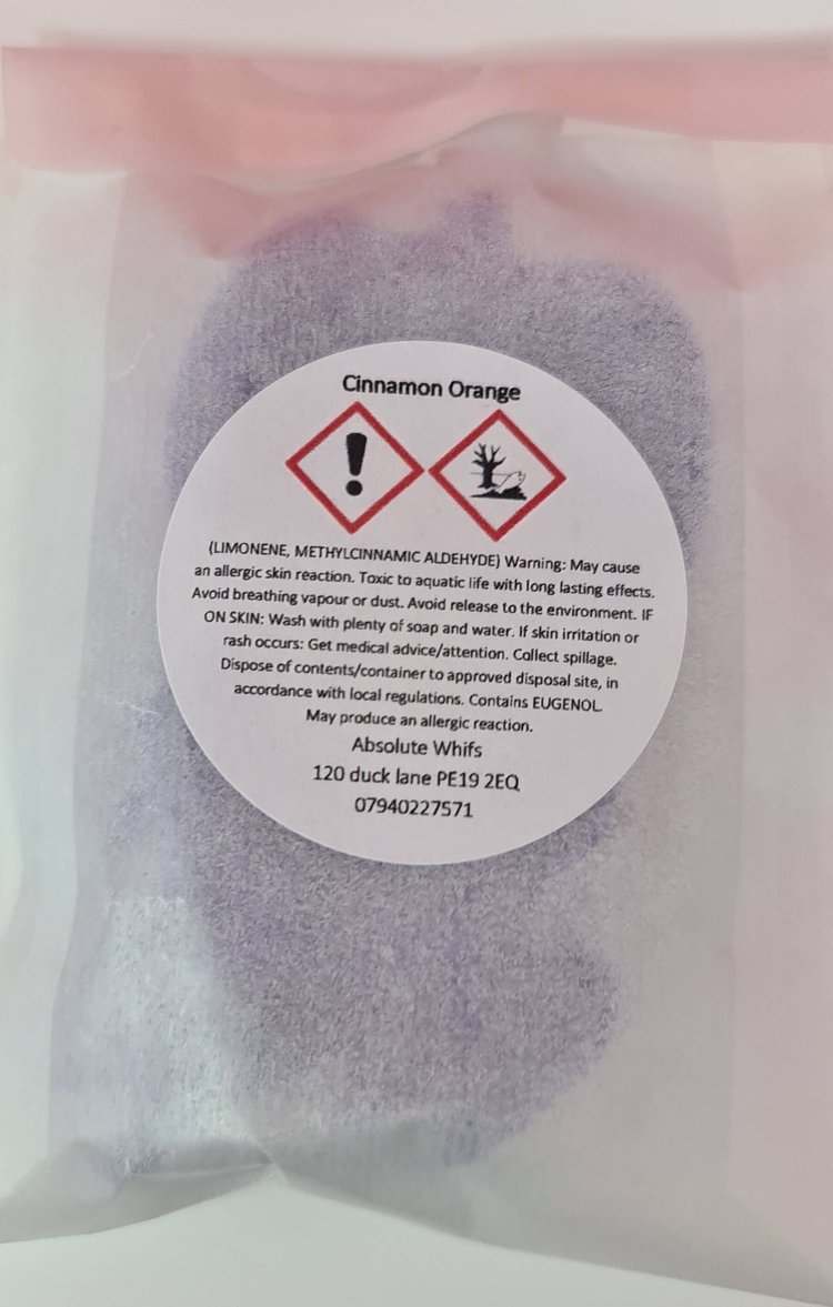 Large Halloween Themed Cinnamon Orange Wax Melts - Absolute Whifs