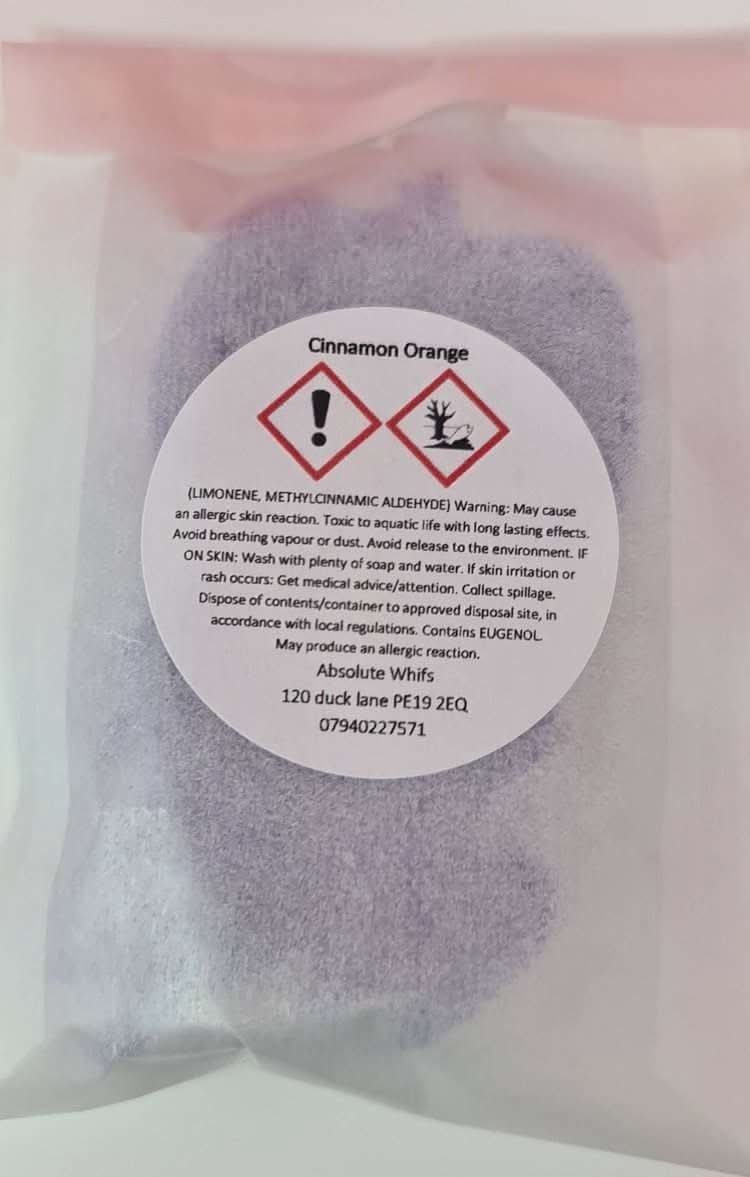 Large Halloween Themed Cinnamon Orange Wax Melts - Absolute Whifs