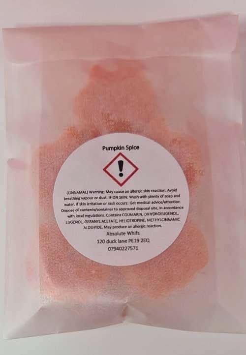 Large Pumpkin & Skull - Pumpkin Spiced Wax Melts - Absolute Whifs