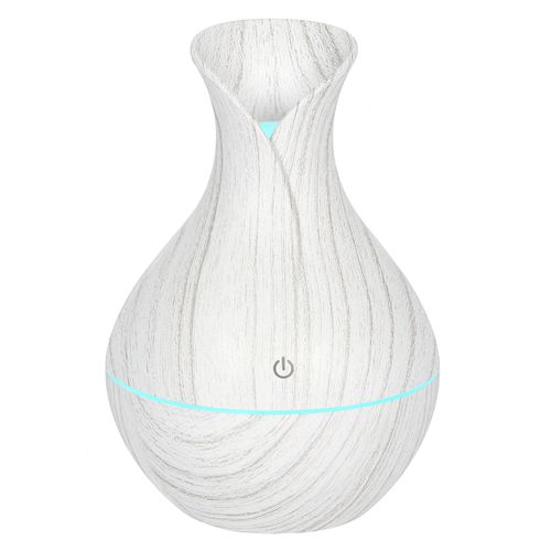 Medium White Grey Grain Electric Aroma Diffuser - Absolute Whifs