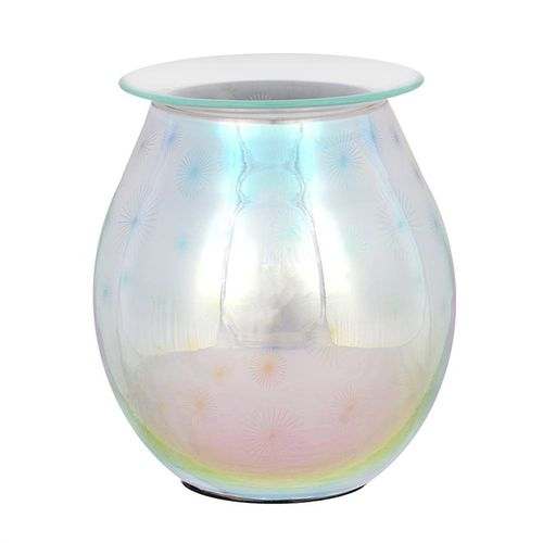 3D Starburst Light Up Electric Oil Burner with colorful design.