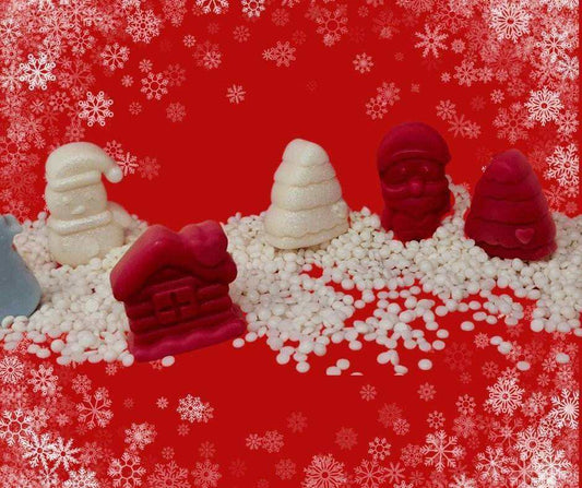 Merry Melts Christmas wax melts collection with festive scents