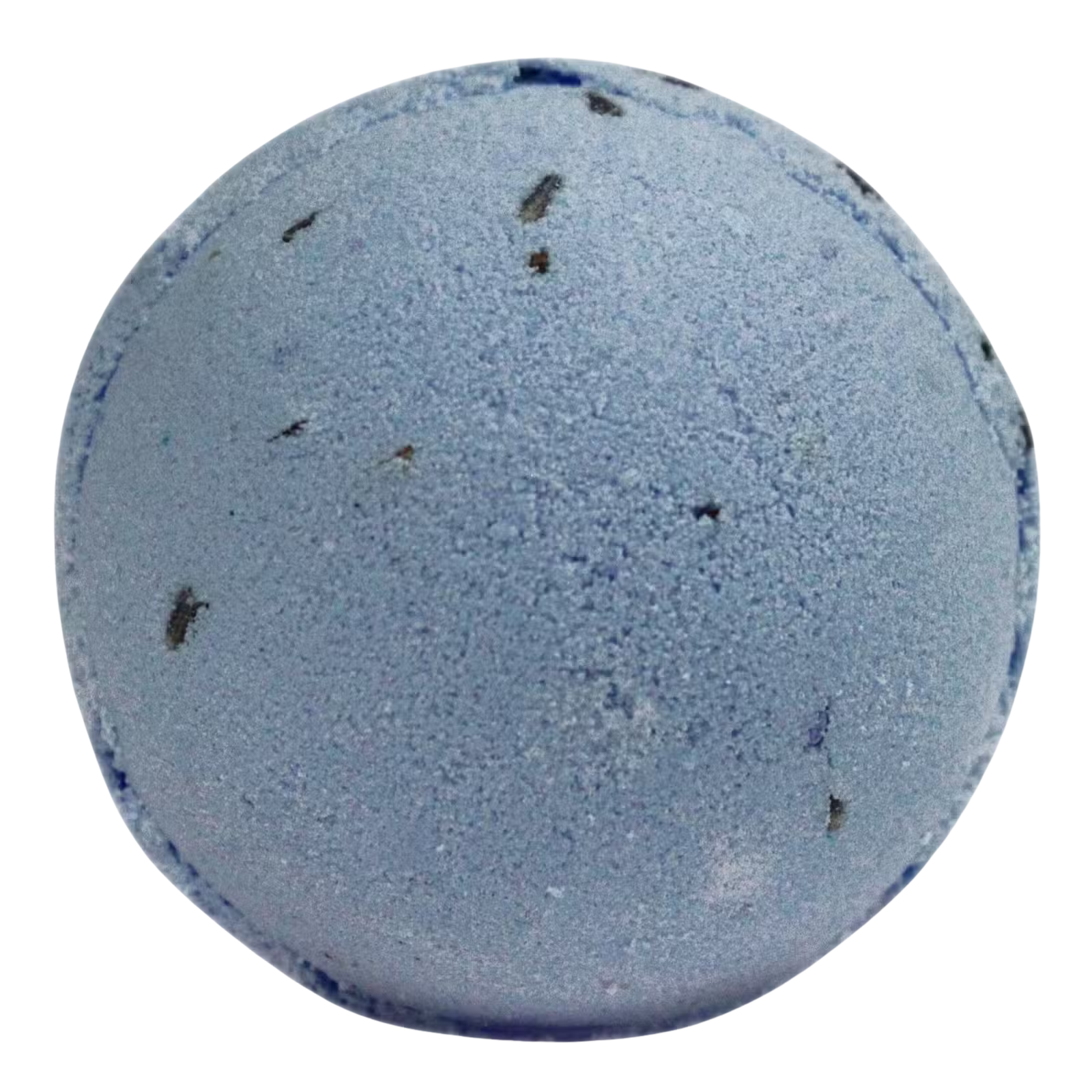 Lavender & Seeds Bath Bomb with French lavender oil and seeds for relaxing, silky skin soak