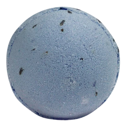 Lavender & Seeds Bath Bomb with French lavender oil and seeds for relaxing, silky skin soak