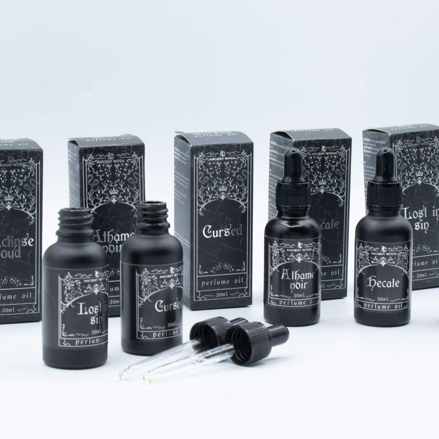 Ancient Witch Perfume Oil - Cursed bottle with dark, spicy scent notes