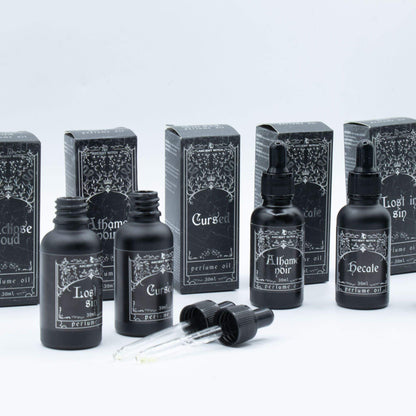 Ancient Witch Perfume Oil - Cursed bottle with dark, spicy scent notes