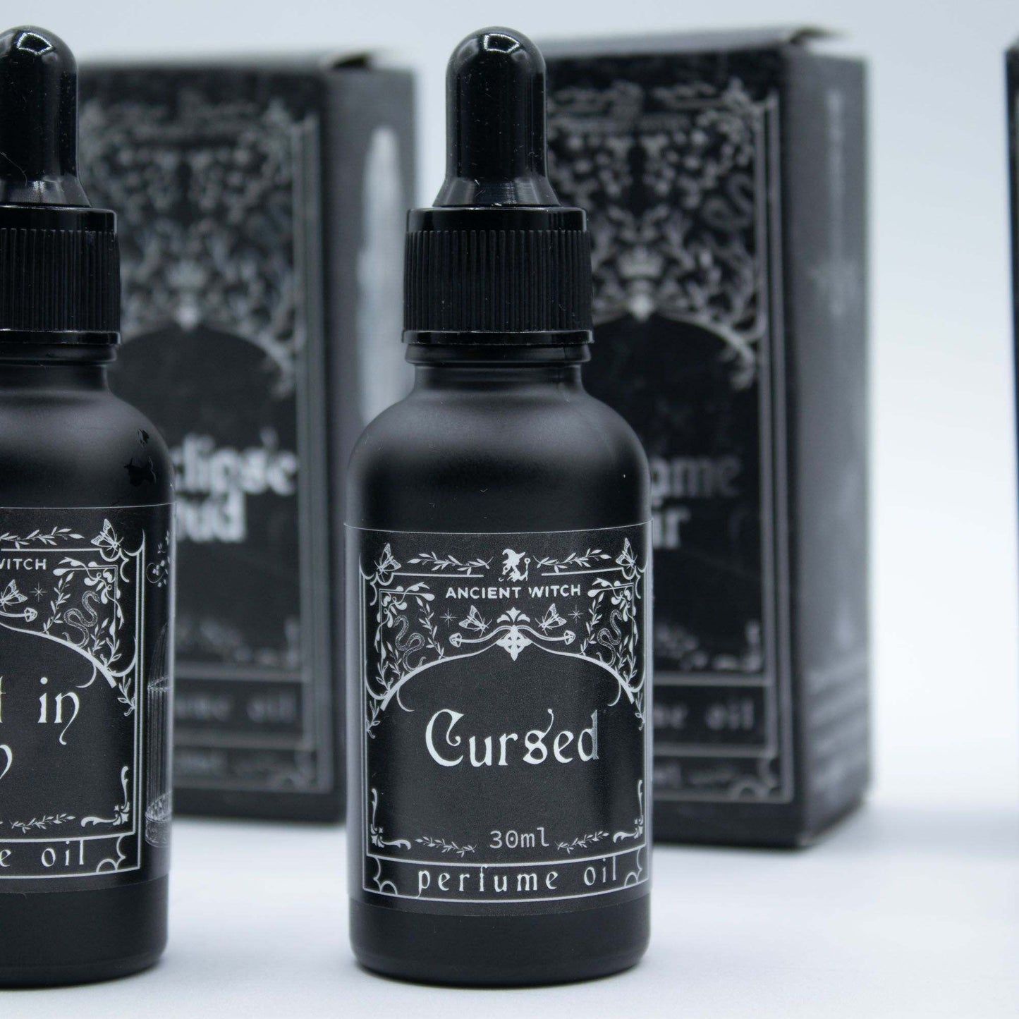 Ancient Witch Perfume Oil - Cursed bottle with dark spicy scent