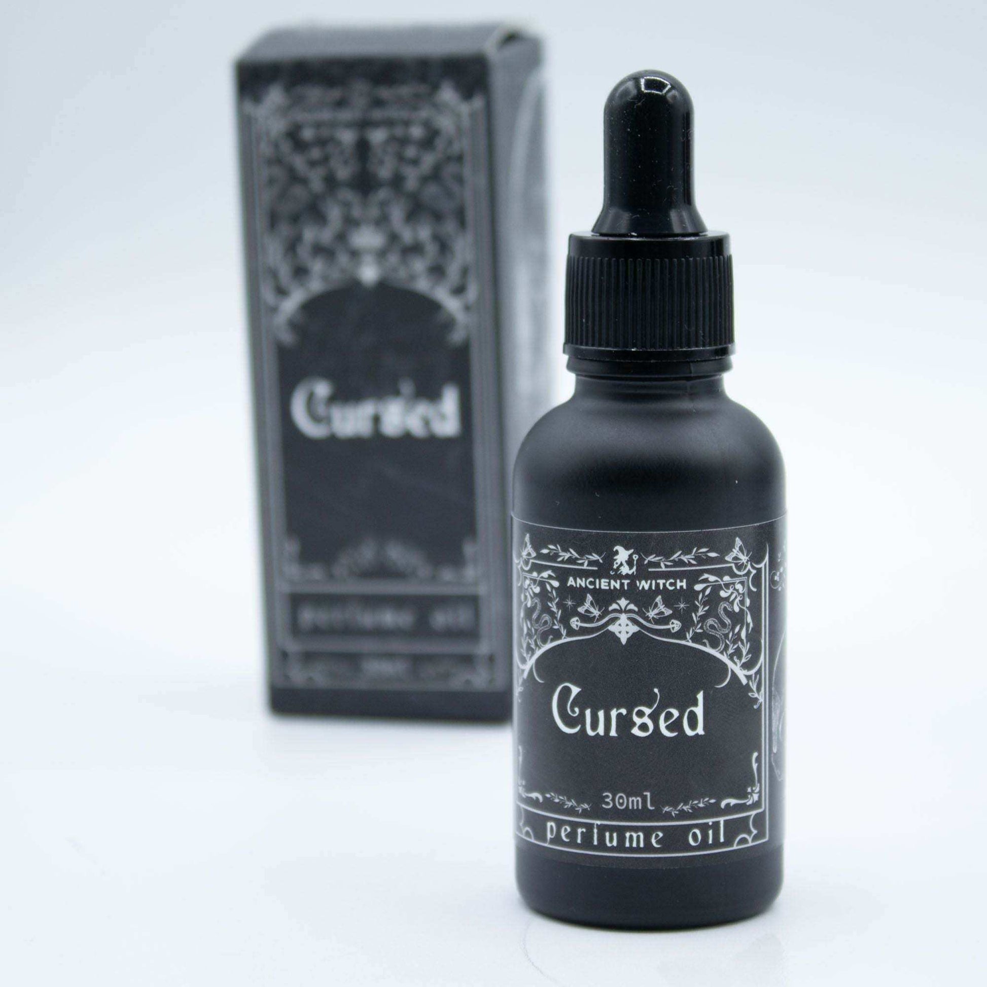 Ancient Witch Perfume Oil - Cursed bottle with dark, spicy fragrance