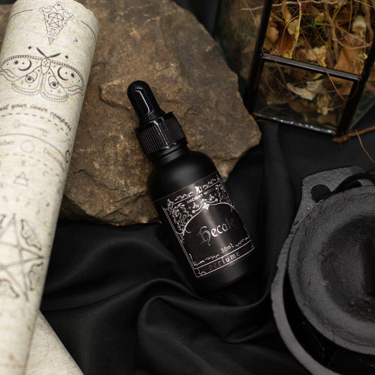 Ancient Witch Perfume Oil - Hecate bottle with floral and citrus notes