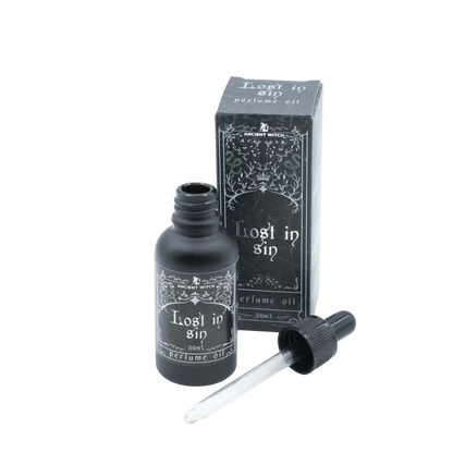 Ancient Witch Perfume Oil - Lost in Sin bottle with musky floral scent