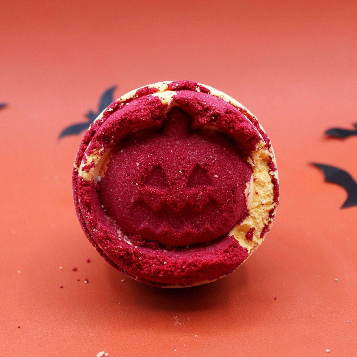 Aniseed Halloween Bath Bomb vegan handmade with vibrant colors