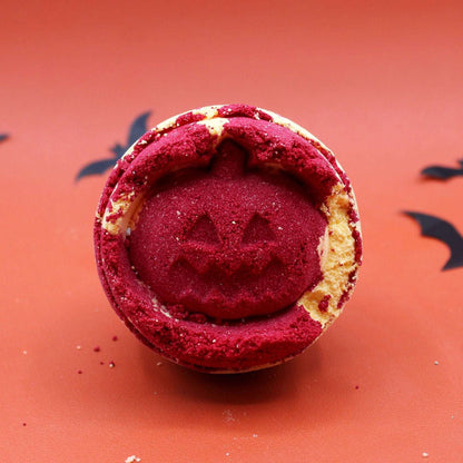 Aniseed Halloween Bath Bomb vegan handmade with vibrant colors