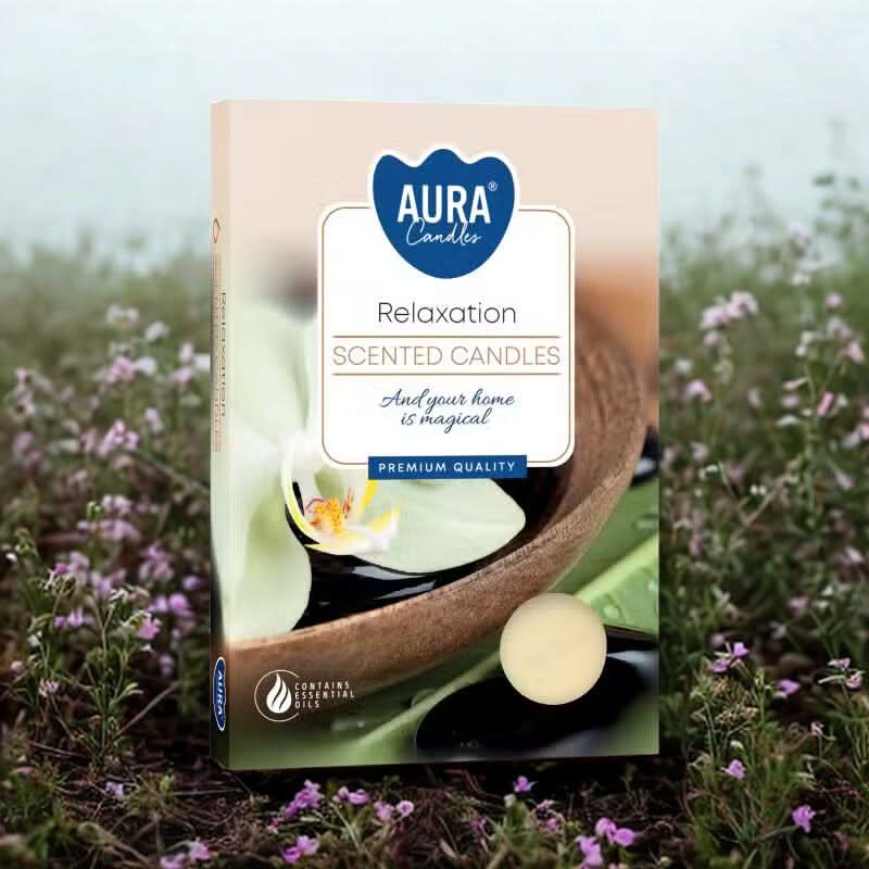 Relaxation Scented Tealights and calm ambiance with long-lasting fragrance