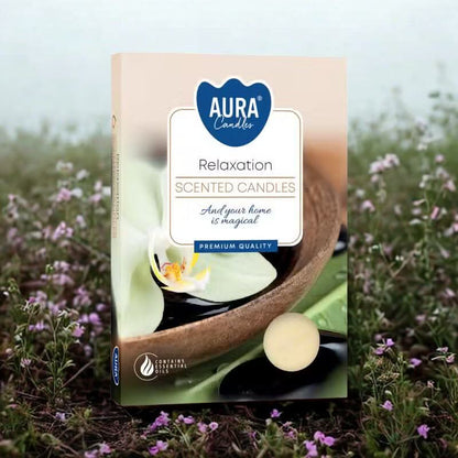 Relaxation Scented Tealights and calm ambiance with long-lasting fragrance