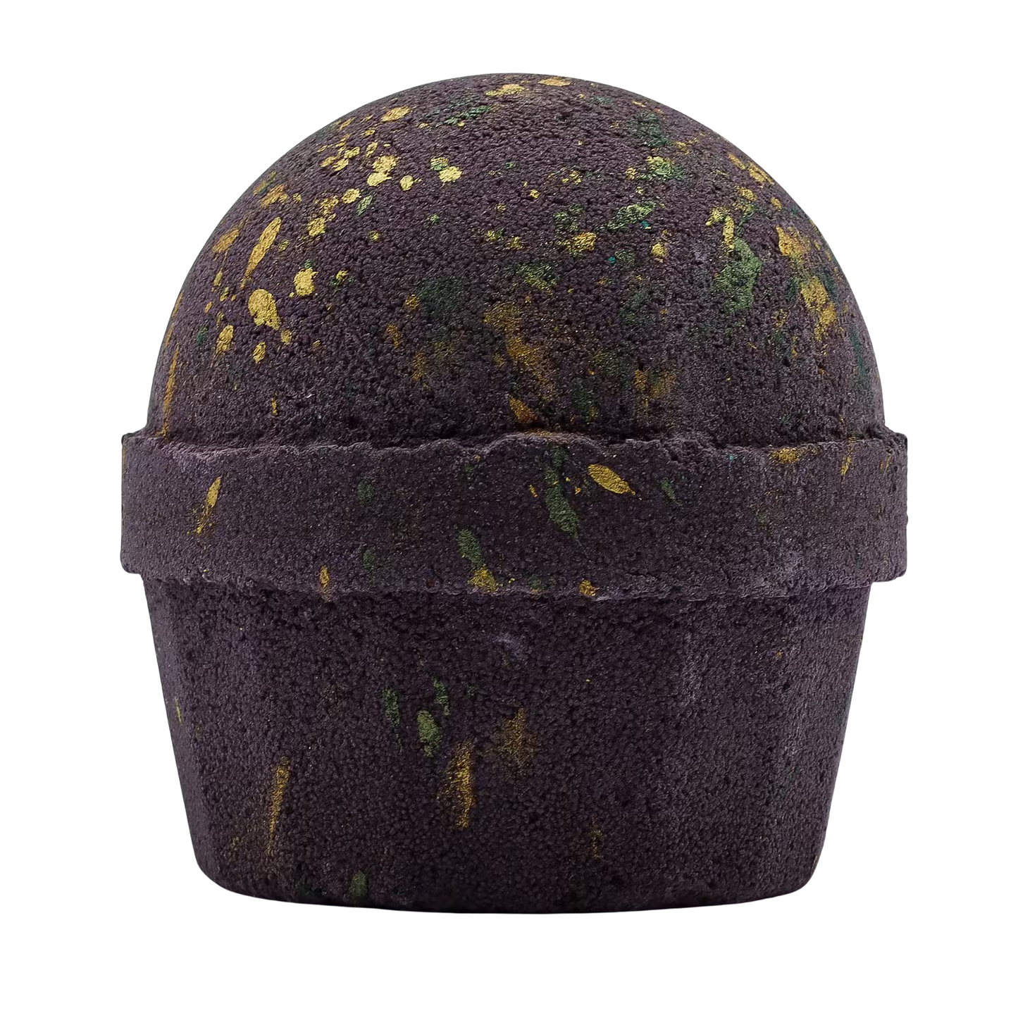 Dubai Bath Bomb Emerald Oudh Truffle with gold and green flecks, handmade indulgent bath treat