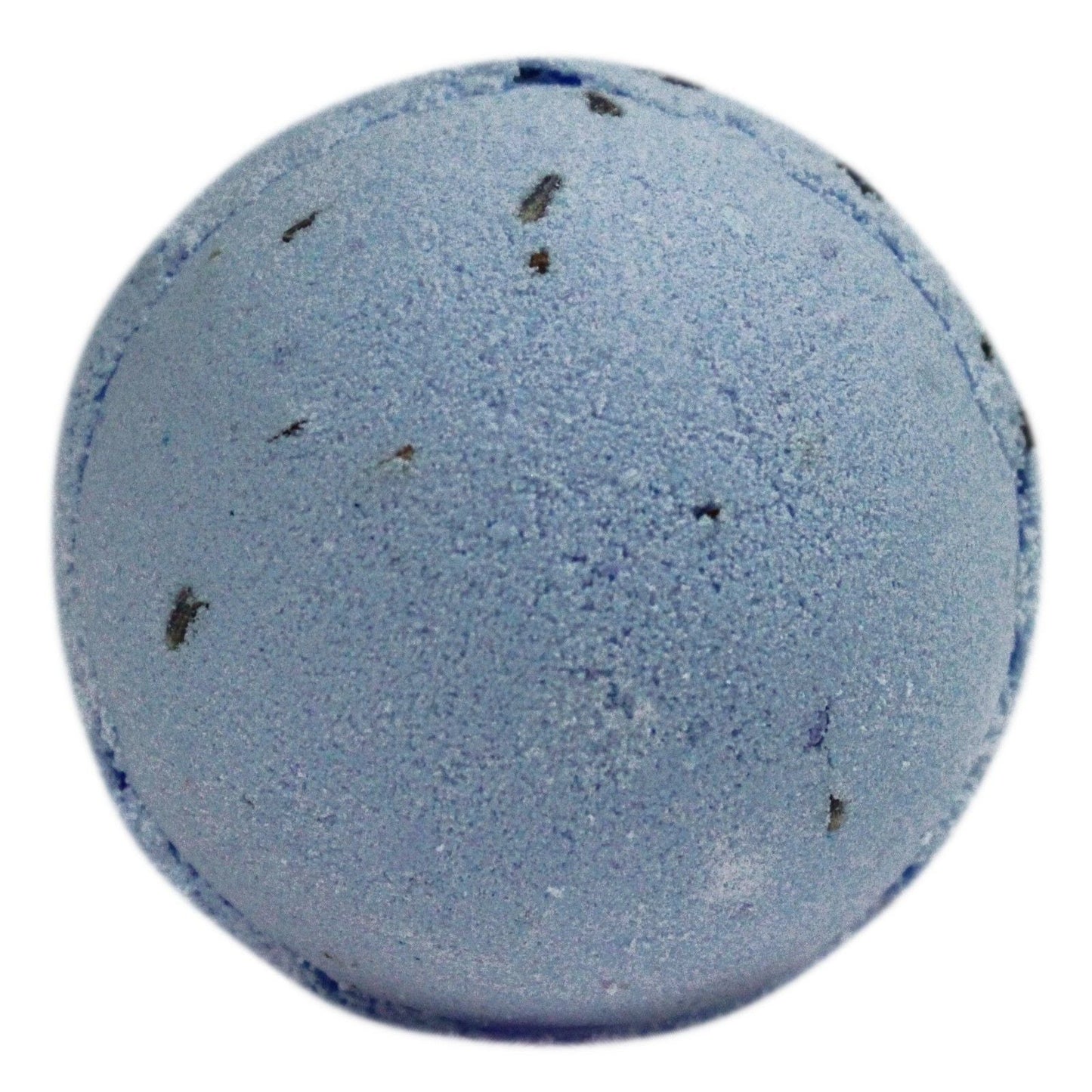 Lavender & Seeds Bath Bomb with French lavender essential oil, lavender seeds, and shea butter for a soothing bath.