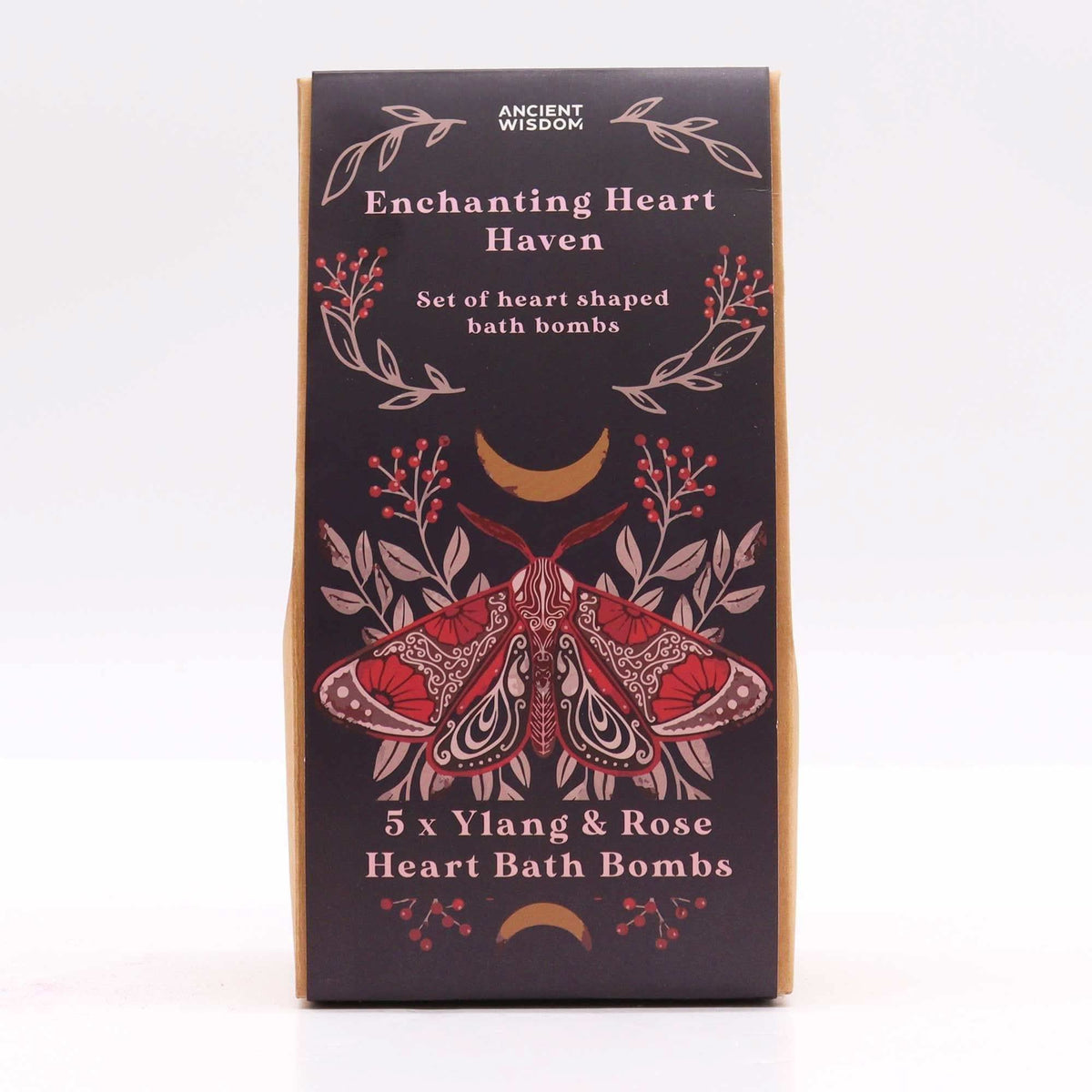 Enchanting Heart Heaven Bath heart gift set with ylang and rose scent