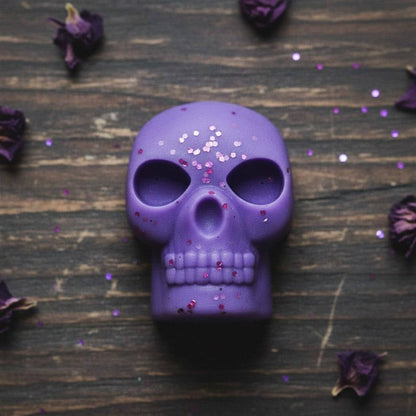 Large Halloween themed cinnamon orange scented wax melts in spooky shapes