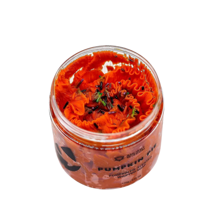 Pumpkin Pie Whipped Soap 120g jar with creamy autumn spice fragrance and whipped texture