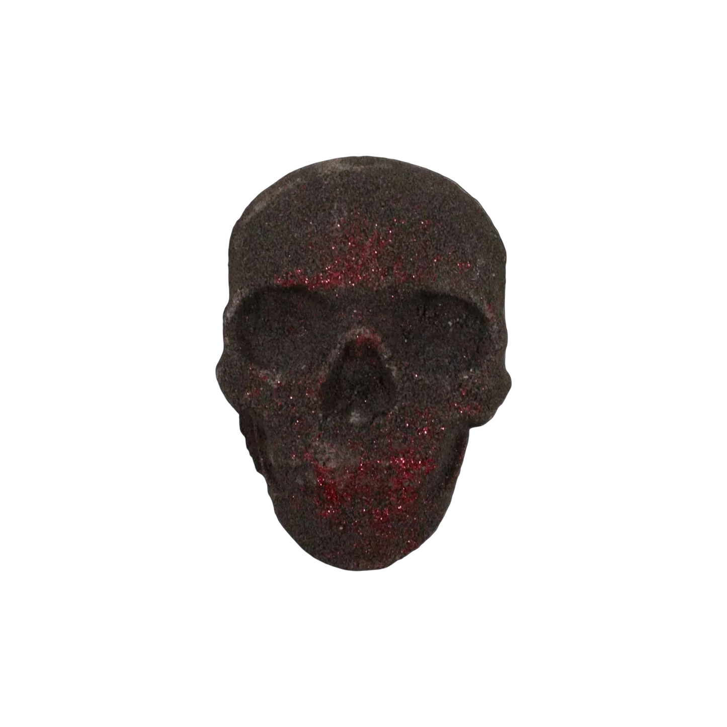Skull Halloween Bath Bomb with dark swirling colors