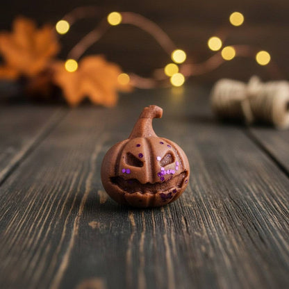 Small Halloween themed witches truffles wax melts with spooky shapes and glitter accents
