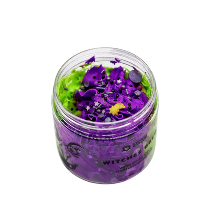 Witches Brew Whipped Soap 120g jar with creamy whipped formula and festive spice fragrance